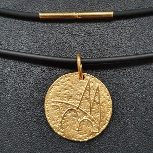 Regensburg Talisman Gold mit Kautschukband