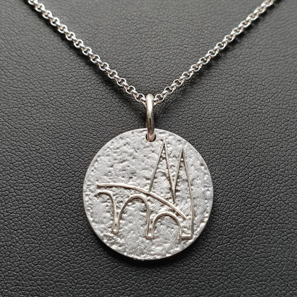 Regensburg Talisman Silber mit Silberkette