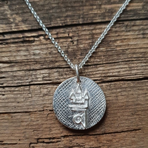 Straubing Talisman Silber mit Silberkette